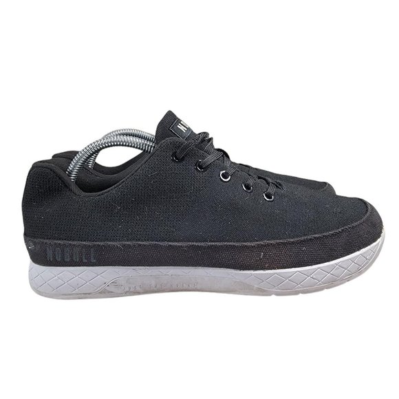 No Bull Men's Low Top Lace Sneakers Shoes Black